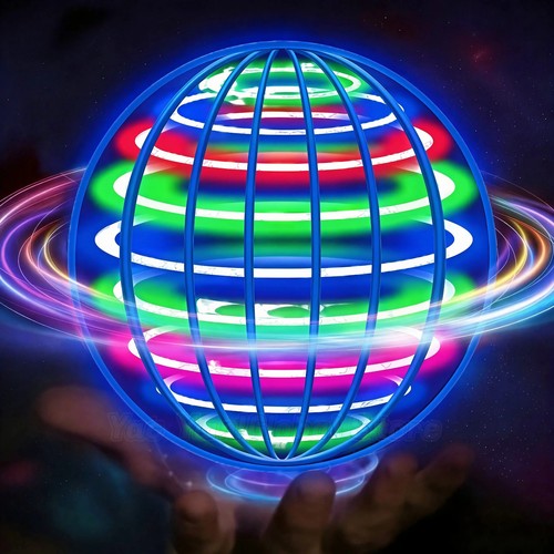 Led flying orb ball toy - led,