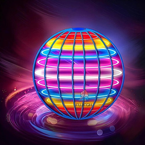 Led flying orb ball toy - led,