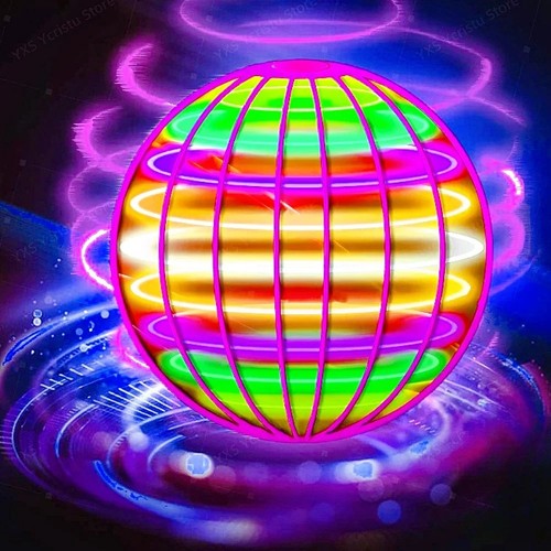 Led flying spinner ball - flying,