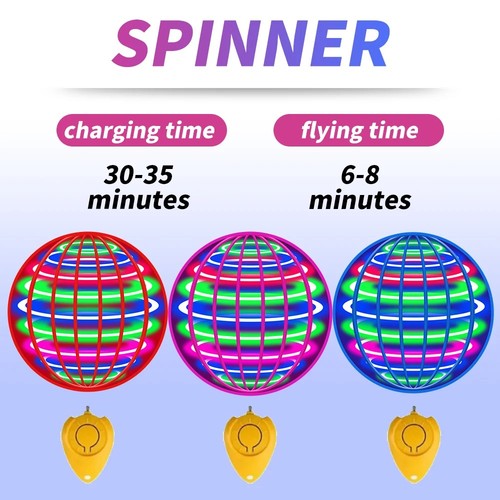Led flying orb - ball, toy