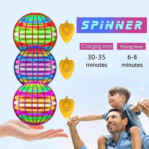 Flying spinner ball orb - flying,