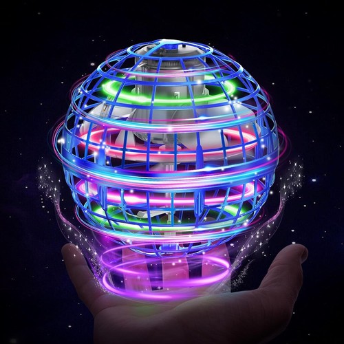 Led flying orb ball toy - led,