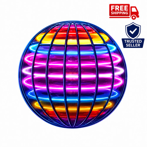 Flying spinner ball - flying, orb