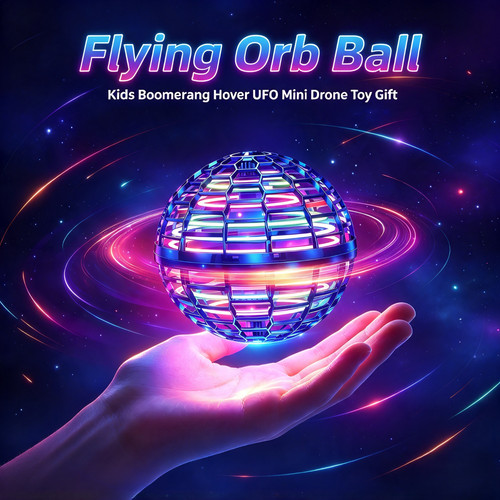 Flying orb spinning ball - orb,