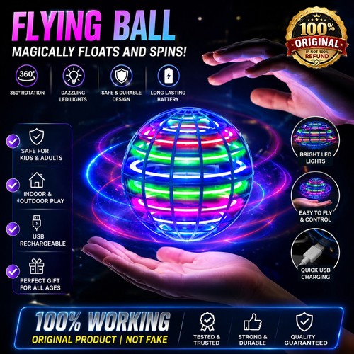 Flying spinner ball - flying,