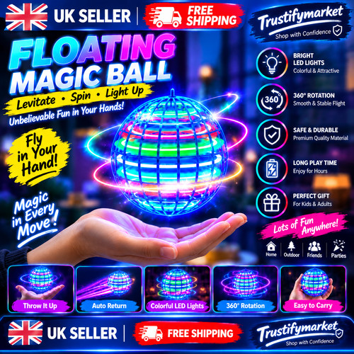 Led flying orb ball - led,