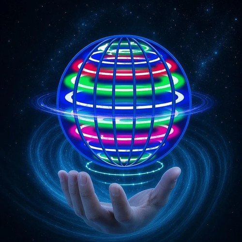 Flying spinner ball - flying,