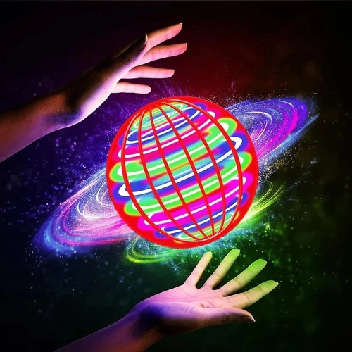 Led flying orb ball toy - led,