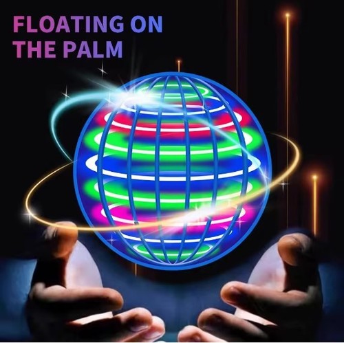 Led flying orb ball - led, toy