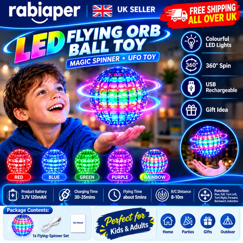 Led flying orb ball - flying,