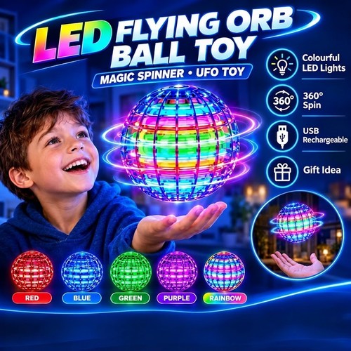 Led flying orb ball - flying,