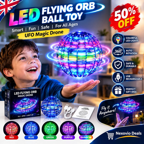 Led flying orb - led,