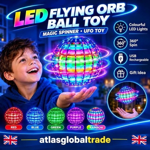 Led flying orb ball - led,