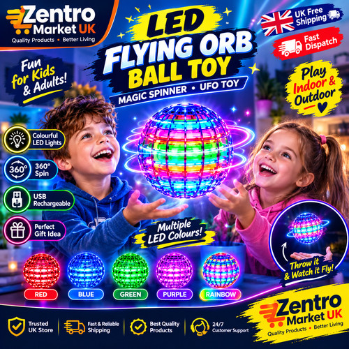 Led flying orb ball toy - flying,