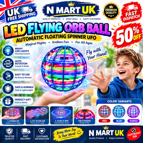 Led flying orb ball - flying,