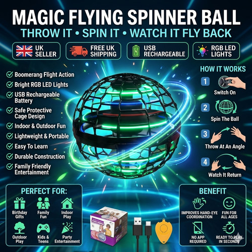 New pro flying ball - new, space