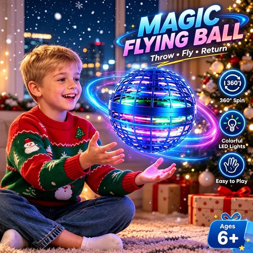 Flying orb ball hand - flying,