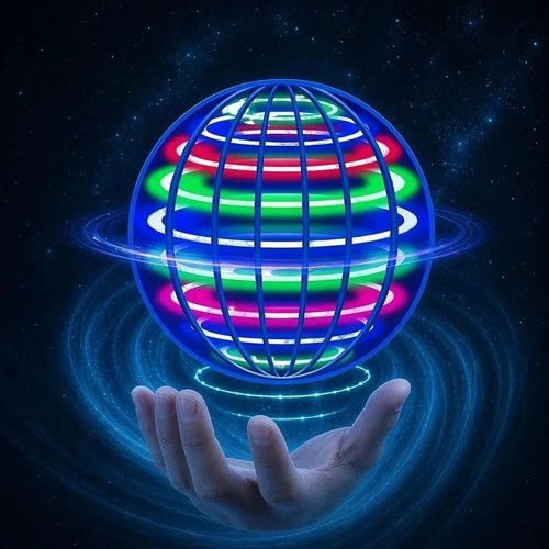 Flying spinner ball - flying,